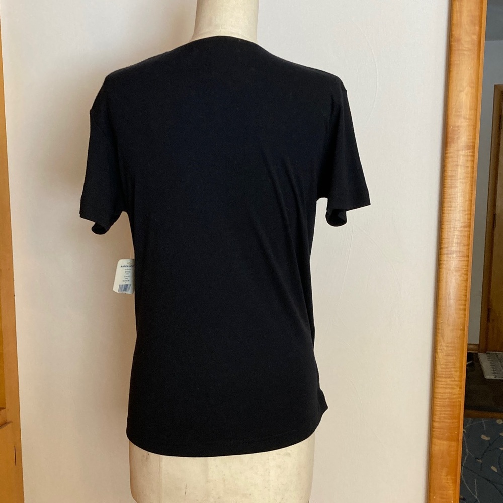 Karen Scott Bundle Mock Neck Pink Crew Neck Black Short Sleeve Tops - Picture 13 of 13